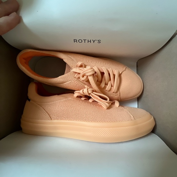 Creamsicle Rothy Sneakers - Picture 9 of 10